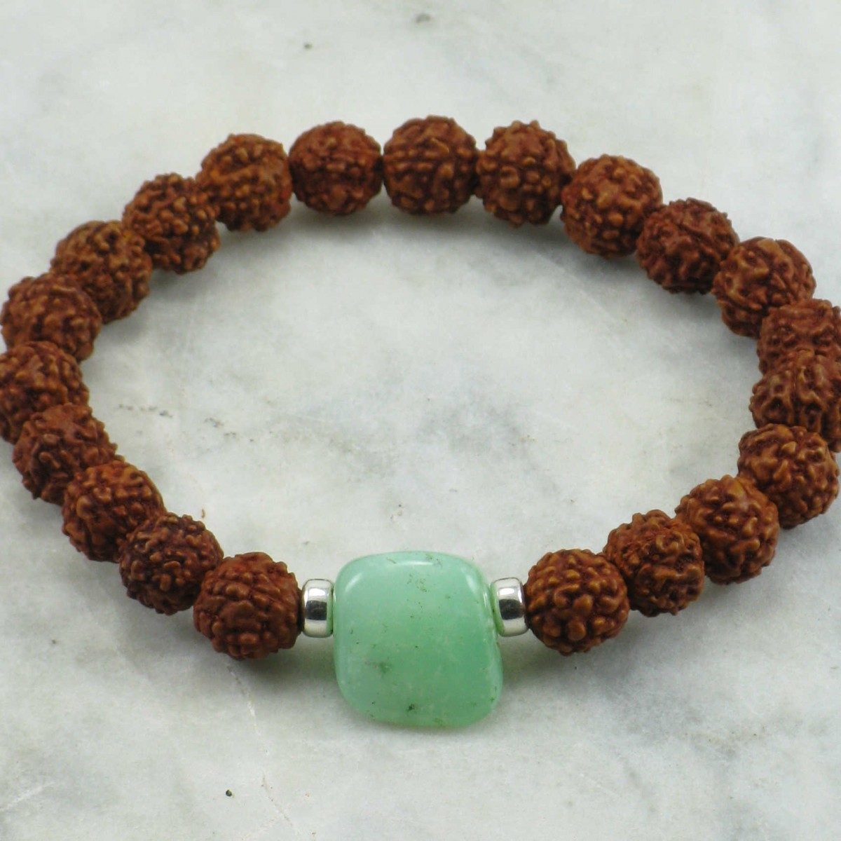Love_Mala_Bracelet_21_Rudraksha _Mala_Beads_Buddhist_Bracelet