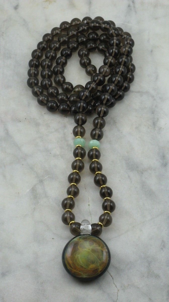 Ray_Of_Light_Mala_Necklace_108_Smoky_Quartz_Mala_Beads_Buddhist_Prayer_Beads