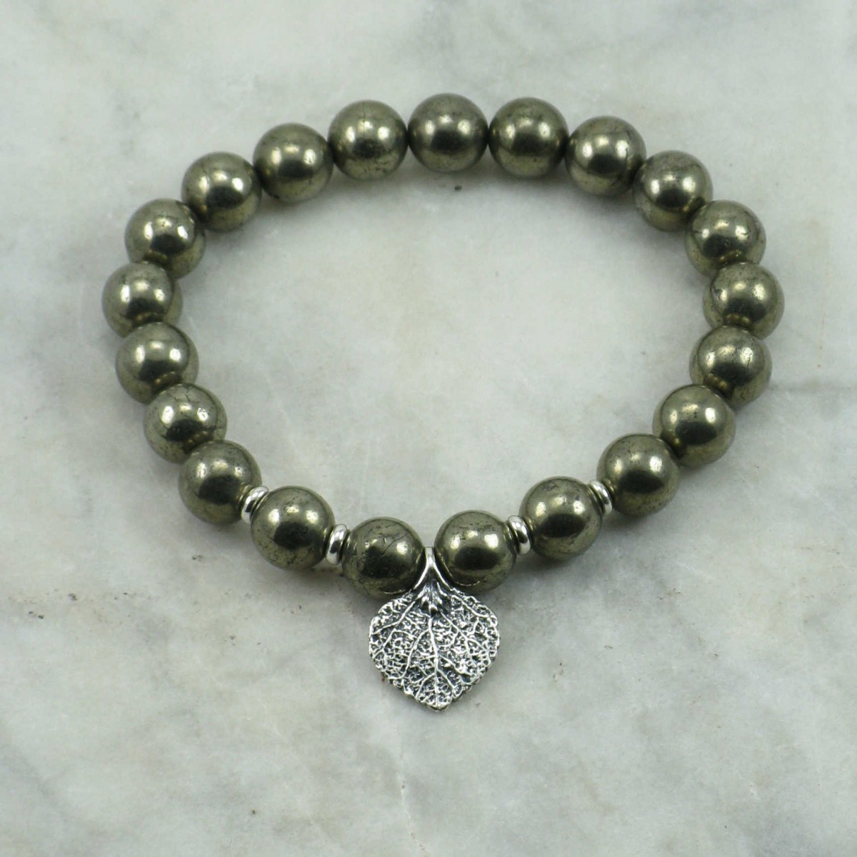 Warrior_Mala_Bracelet_21_Pyrite_Mala_Beads_Buddhist_Bracelet