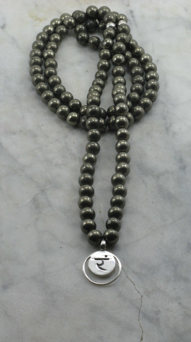 Solar_Plexus_Custom_Mala_Necklace_108_Pyrite_Mala_Beads