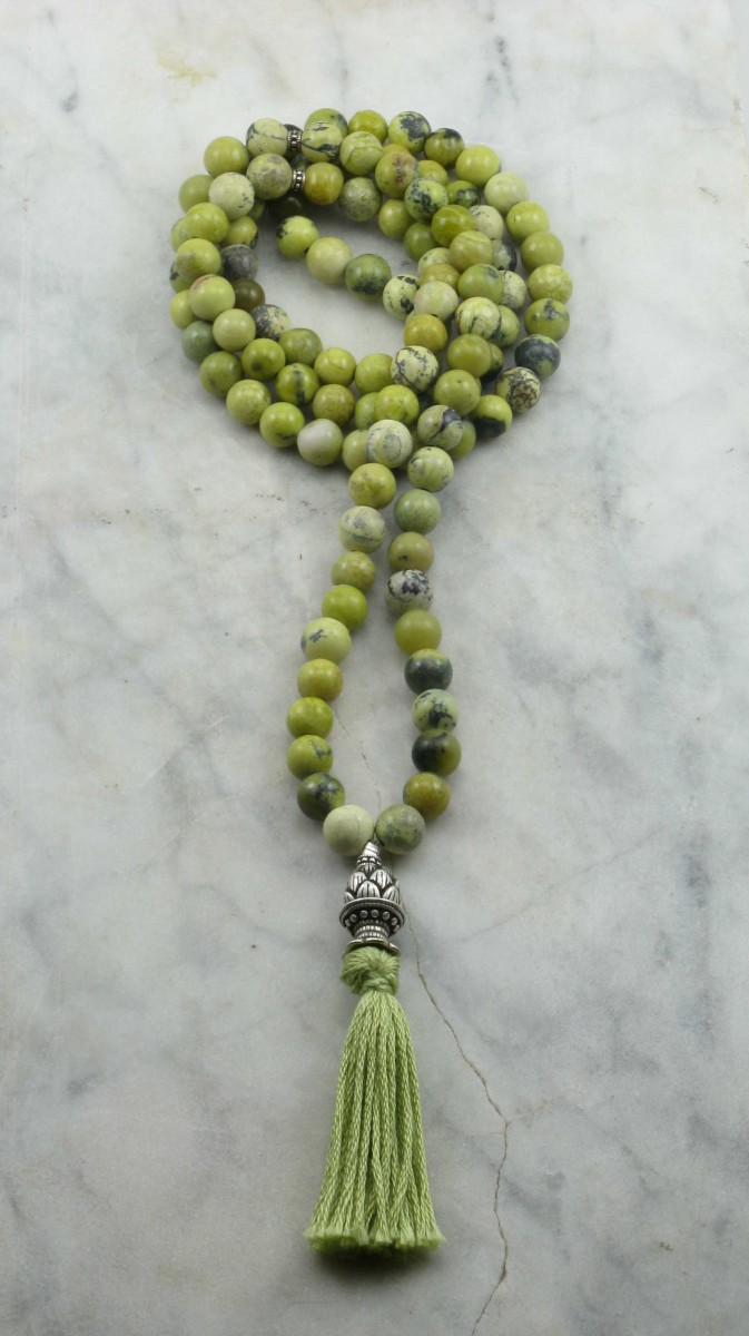 Tender_Shoots_Mala_108_Yellow_Turquoise_Mala_Beads