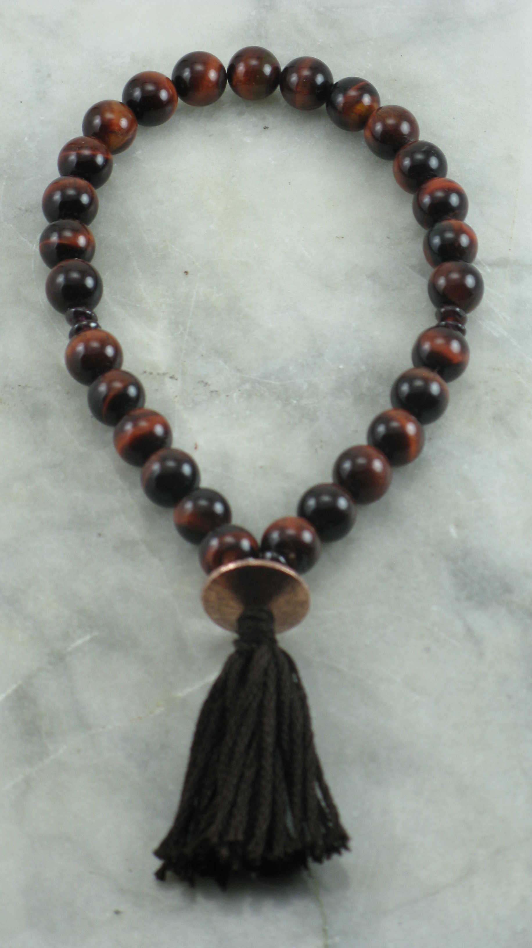 Ayurvedic Fire Mala Bracelet 27 mala beads, Buddhist bracelet