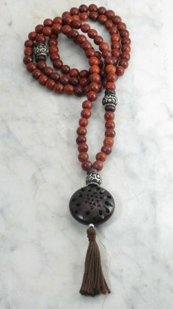 rosewood mala beads