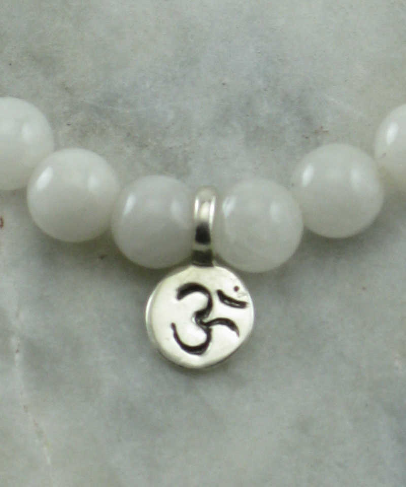 Spirituality Crown Chakra Bracelet | 21 mala beads, yoga bracelet