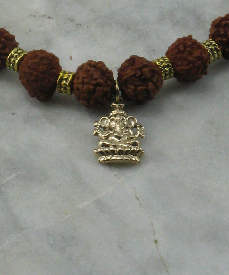 Ganesha Mala  21 mala beads, Hindu prayer beads