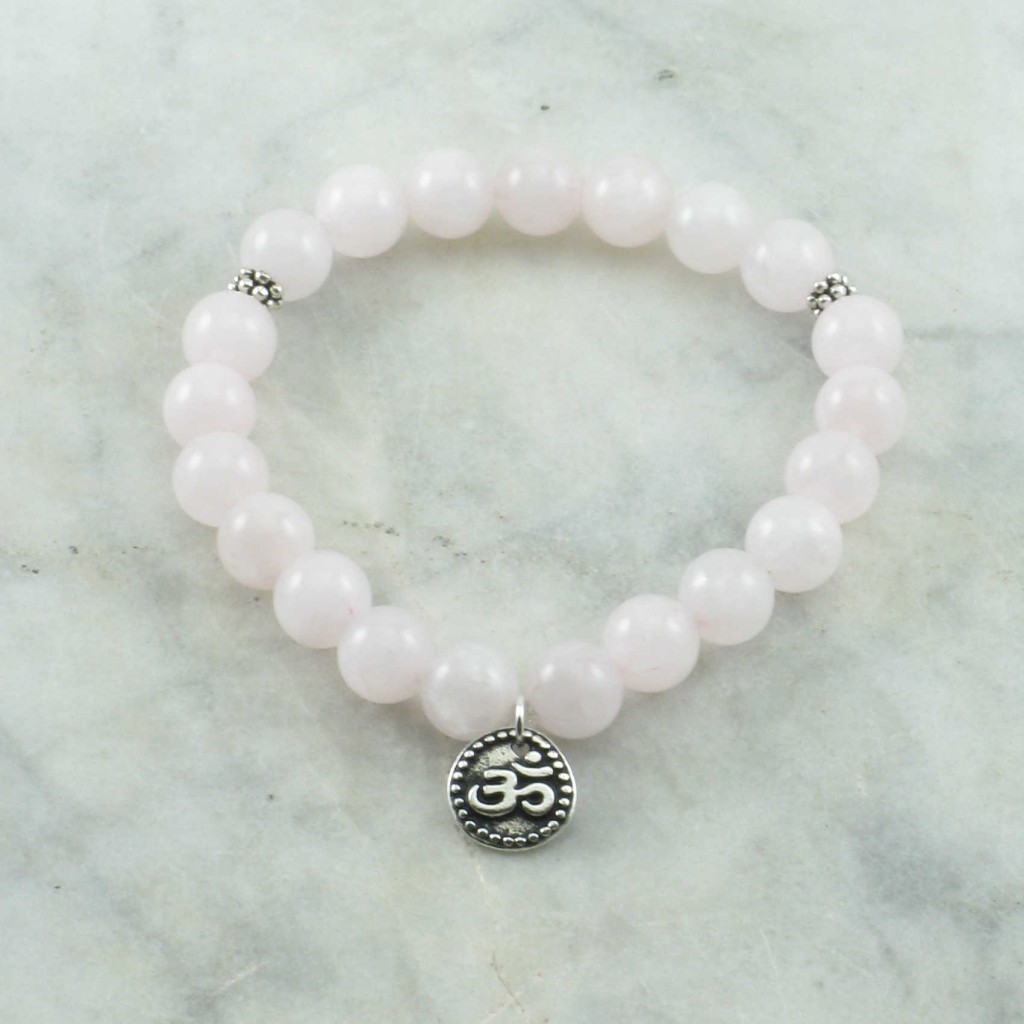 Faith Mala Beads | 21 rose quartz mala beads, Buddhist prayer beads