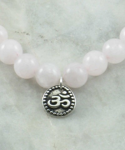 Faith Mala Beads | 21 rose quartz mala beads, Buddhist prayer beads