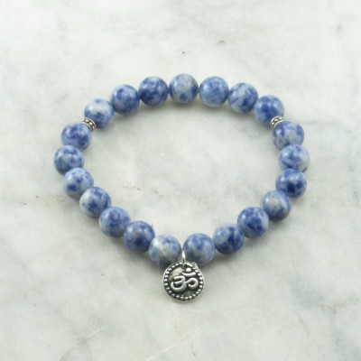 Vipassana Mala Bracelet | 21 lapis mala beads, Buddhist bracelet