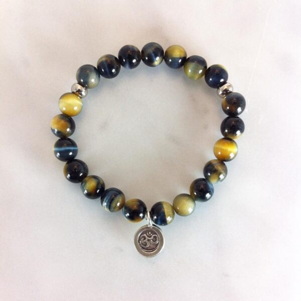 blue tiger eye mala beads