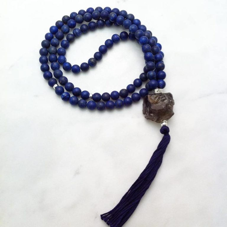 Mala Beads Lapis Lazuli - New Beginnings Mala for Yoga and Meditation